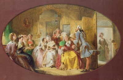 Die Lektion im Gebrauch des Fächers von Abraham Solomon